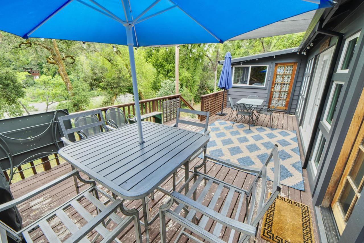 Rivers Breeze Relaxing Riverside Cabin With Private Suite Kayaks Healdsburg Εξωτερικό φωτογραφία