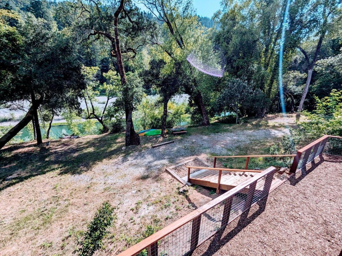 Rivers Breeze Relaxing Riverside Cabin With Private Suite Kayaks Healdsburg Εξωτερικό φωτογραφία